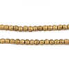 Brass Round Hammered Beads (5mm)
