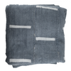 Grey Bogolan Mali Mud Cloth (Minimalist Design)