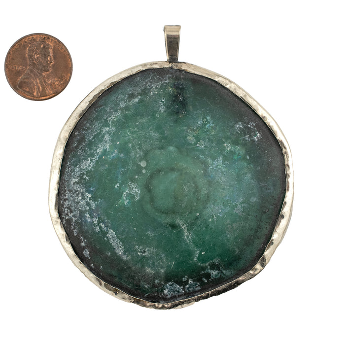Roman Glass Pendant (70-80mm) #14929 - The Bead Chest