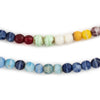 Rare Round Vintage Binta Banji Czech Prosser Beads #13180