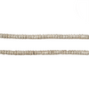 Silver Heishi Ethiopian Beads (3mm)