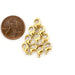 Brass Lobster Clasps (9.5mm, Set of 50) - The Bead Chest