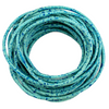 2.5mm Turquoise Speckled Round Leather Cord (15ft)