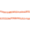 Pink Grapefruit Sliced Shell Heishi Beads (3mm)