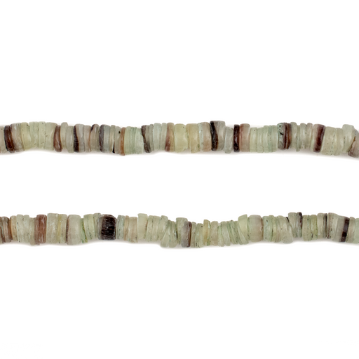 Light Green Natural Shell Heishi Beads (5mm)