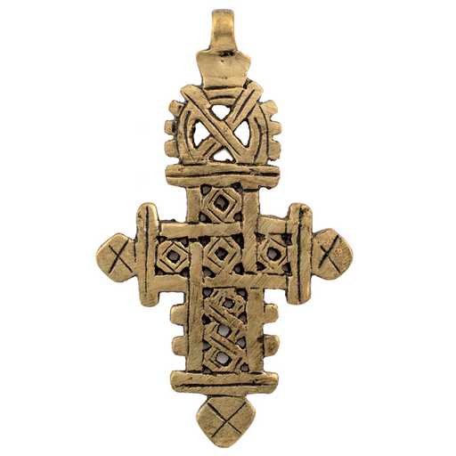 Ethiopian Coptic Cross Pendant (Large)
