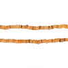 Orange Natural Shell Heishi Beads (3mm)