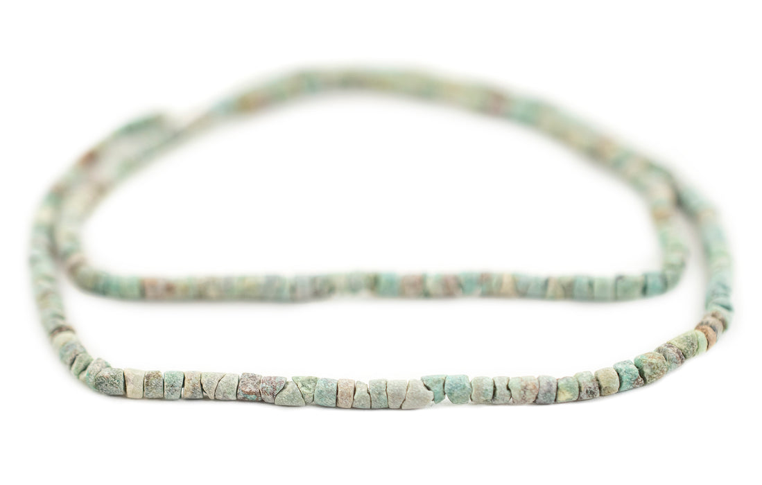 Rustic Green Afghan Turquoise Stone Beads (2.5mm)