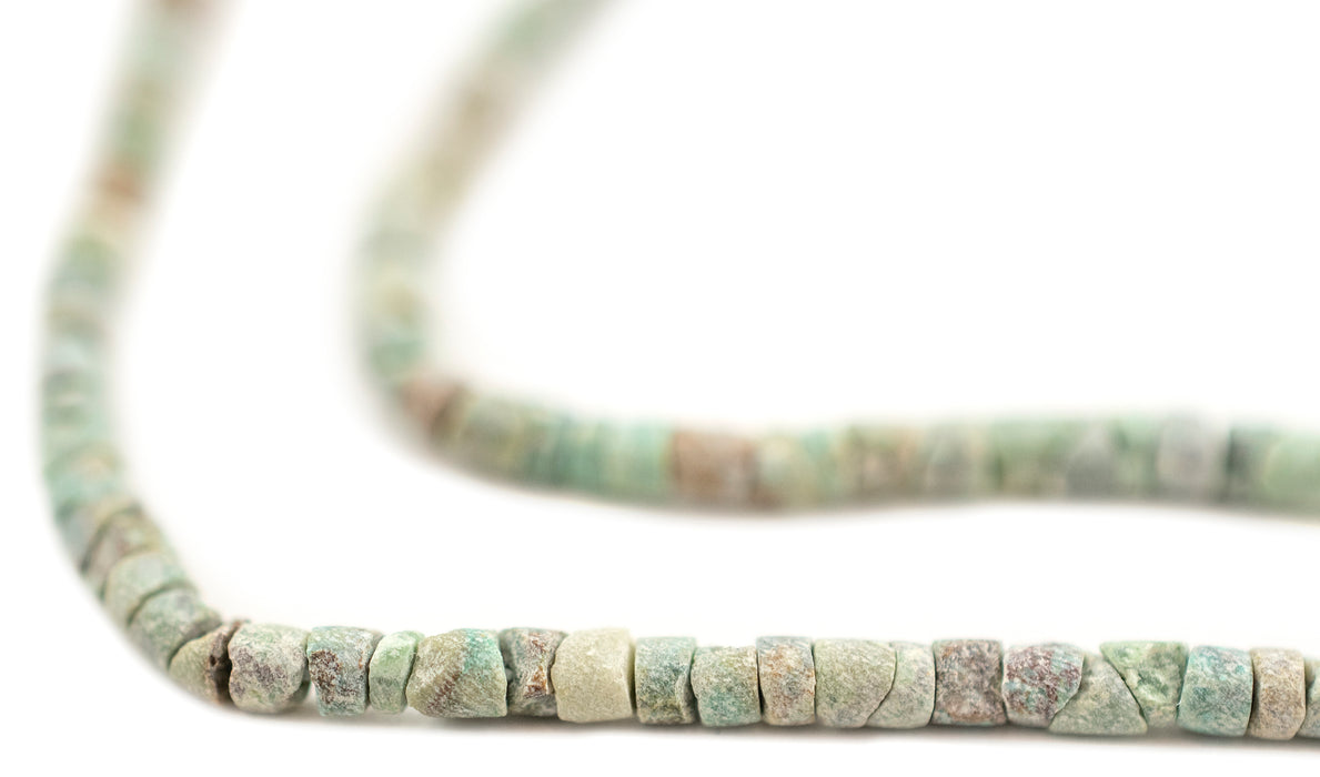 Rustic Green Afghan Turquoise Stone Beads (2.5mm)