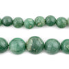 Vintage Graduated Round Green Aventurine Beads (9-15mm)