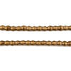 Smooth Antiqued Brass Bicone Beads (4.5mm, 16 Inch Strand)