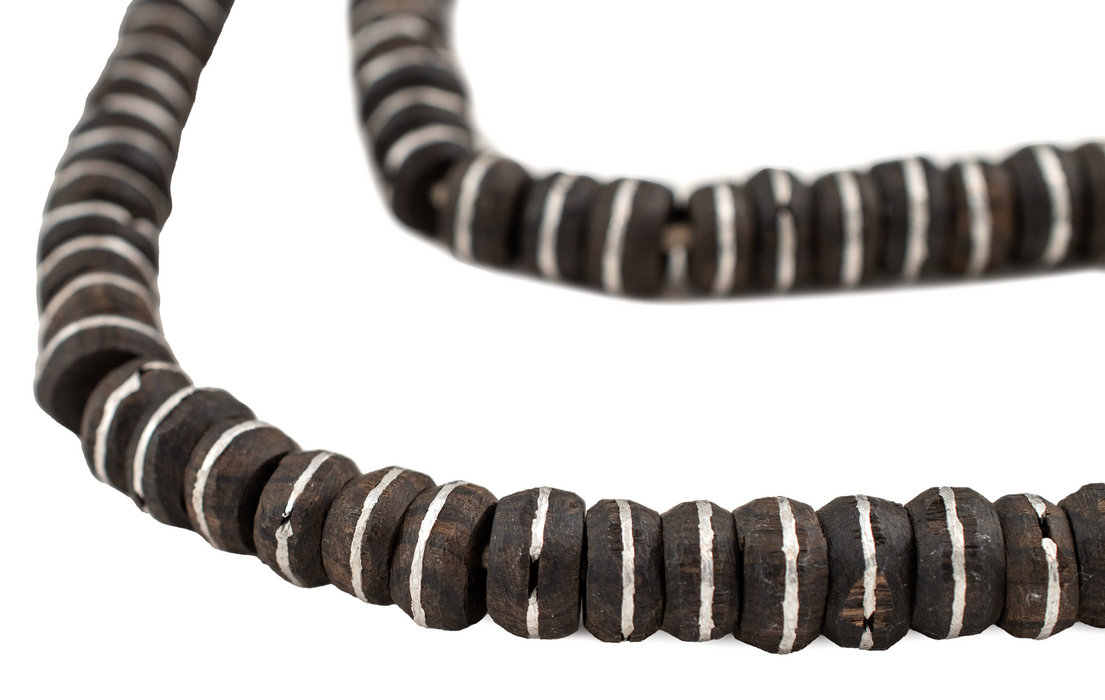 Ebony Mali Prayer Beads (6x11mm)