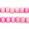 Pink Rustic Bone Mala Beads (12mm)