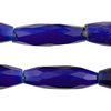 Rare Jumbo Antique Russian Blue Tube Beads #17253