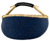 Ghanaian Bolga Basket, Blue, Large Size