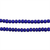 Blue White Heart Beads (4mm)
