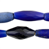 Rare Jumbo Antique Russian Blue Tube Beads #17255