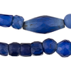 Assorted Antique Russian Blue & Vaseline Beads