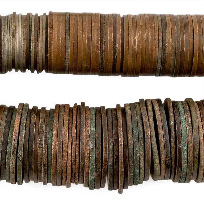 West African British Colonial Coin Beads #16139