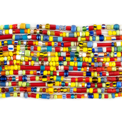 Medium Christmas Waist Beads (Somanya Medley ) - The Bead Chest