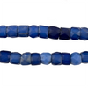 Faceted Russian Blue Trade Beads (7-9mm) #17217