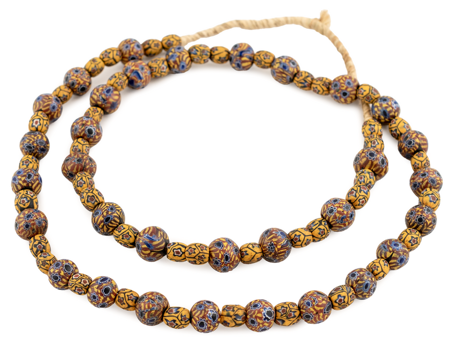 Rare Medley Matching Antique Venetian Millefiori Trade Beads