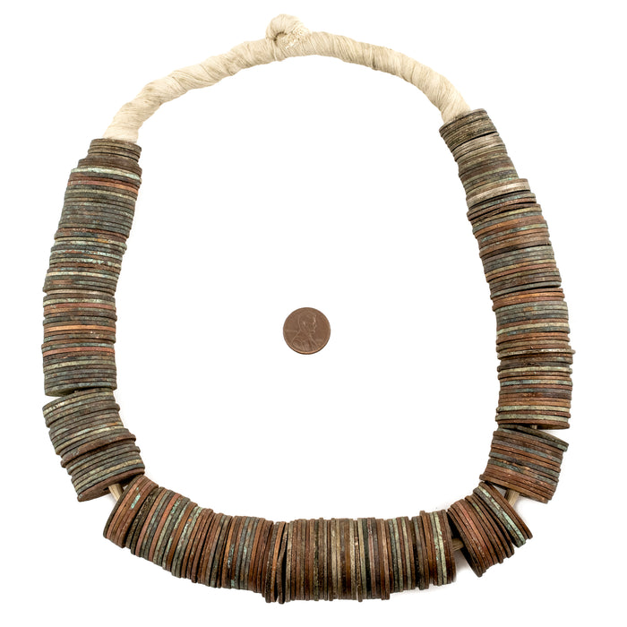 West African British Colonial Coin Beads