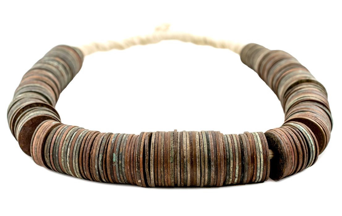 West African British Colonial Coin Beads