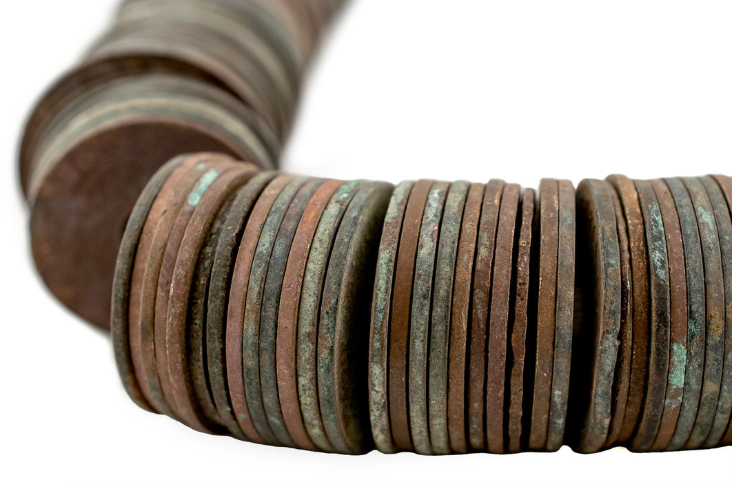 West African British Colonial Coin Beads