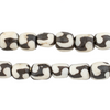 Swirl Design Batik Bone Beads (Small)