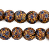 Rare Spherical Matching Antique Venetian Millefiori Trade Beads