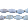 Old Russian Blue Oval-Shaped Beads (17x9mm)