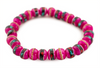 Magenta Pink Nepal Bracelet