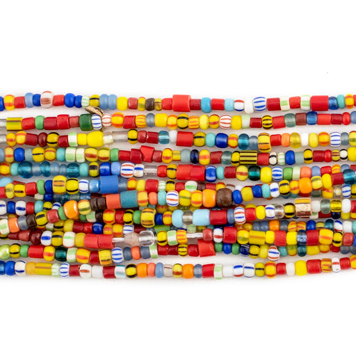 Small Christmas Waist Beads (Aburi Medley ) - The Bead Chest