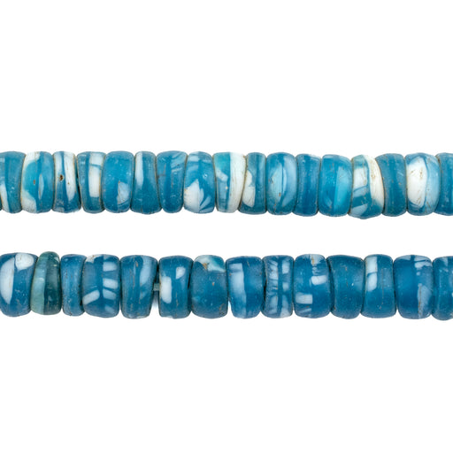 Blue Vintage Kakamba Prosser Beads (8mm) - The Bead Chest