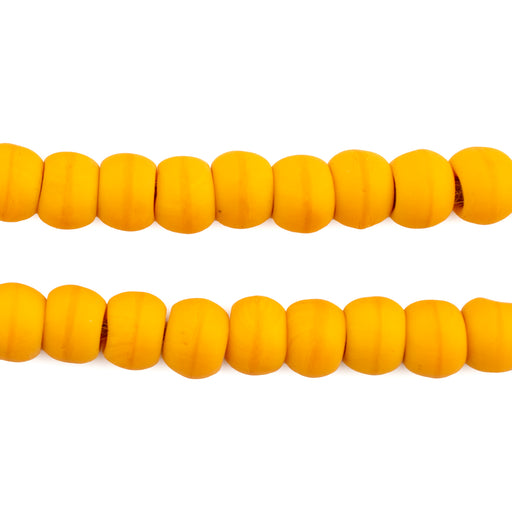 Marigold Yellow Padre Beads (9mm) - The Bead Chest
