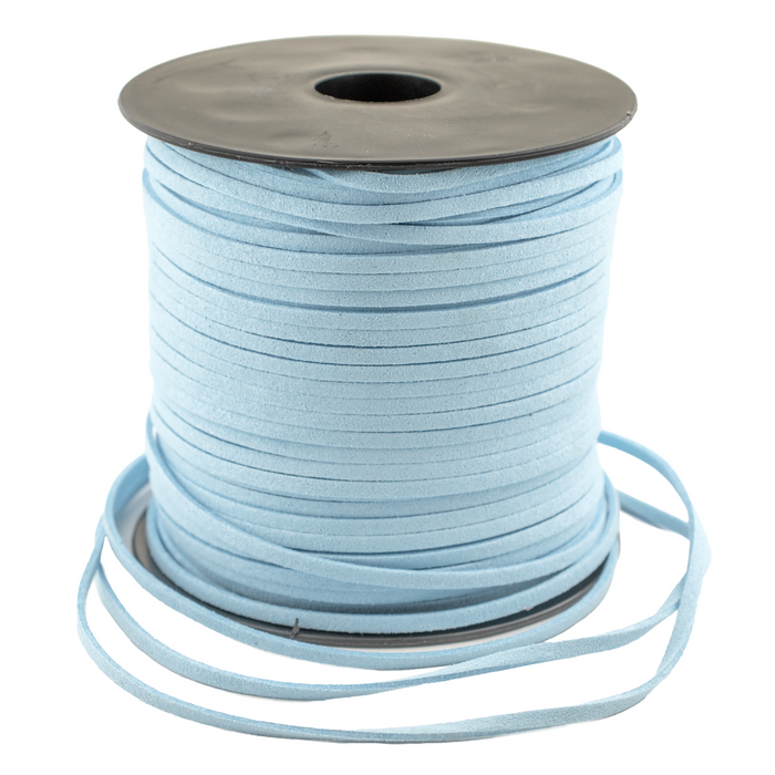 3mm Baby Blue Faux Suede Cord (300ft)
