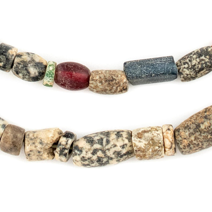 Assorted Ancient Mali Granite Oval Stone Beads — The Bead Chest