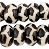 Giraffe Design Batik Bone Beads (Large)