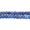 Multifaceted Antique Russian Blue Trade Beads #17289