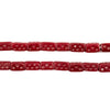 Deep Red Vintage Bohemian Dice Beads