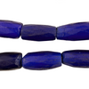 Jumbo Antique Russian Blue Tube Beads #17234