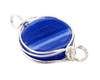 Wire-wrapped Flat Lapis-Style Cabochon
