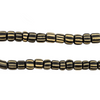 Black & Beige Java Gooseberry Beads
