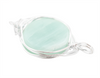 Wire-wrapped Flat Prehnite-Style Cabochon