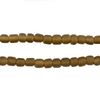 Mocha Brown Java Glass Beads