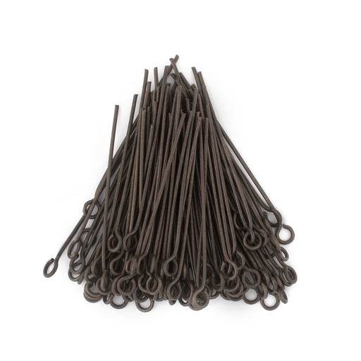 Antiqued Brass 21 Gauge 1.5 Inch Eye Pins (Approx 500 pieces)