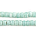 Aqua Green & White Swirl Padre Beads (9mm) - The Bead Chest