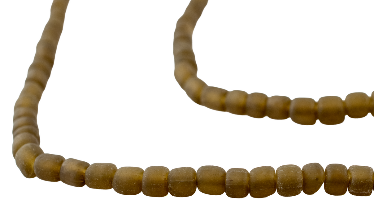 Mocha Brown Java Glass Beads