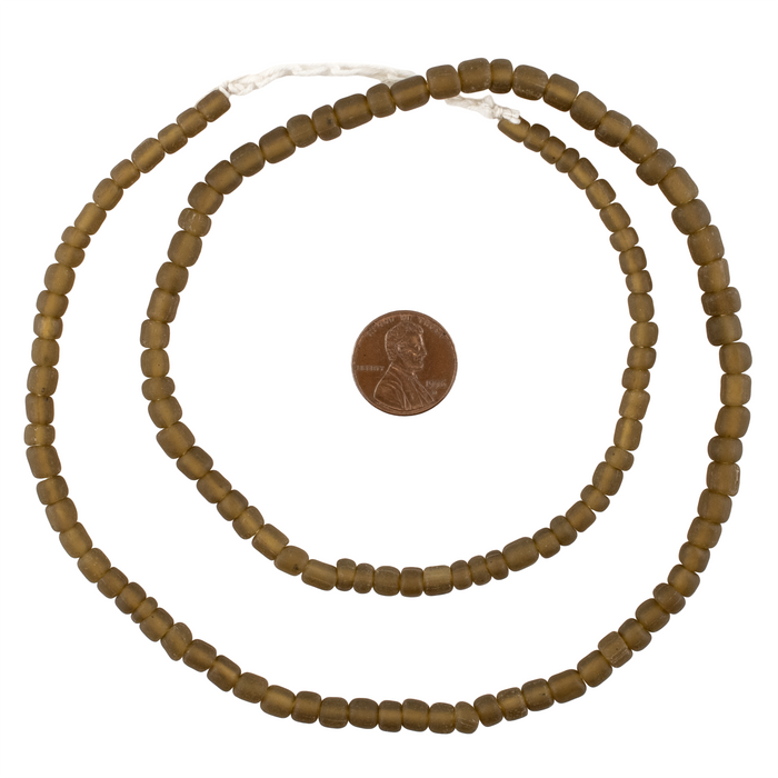 Mocha Brown Java Glass Beads